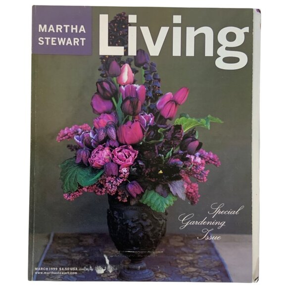 Martha Stewart Living Magazine 2 Issues February & March 1999 Cooking Gardening - Picture 8 of 14